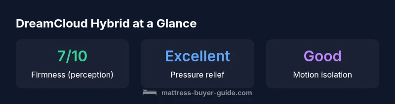 Key statistics for DreamCloud Hybrid Mattress review