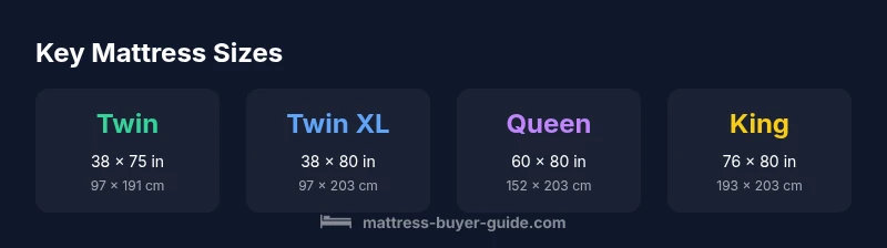 Sizes infographic